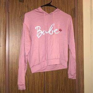 Pink Small-Medium Babe Pullover Hoddie